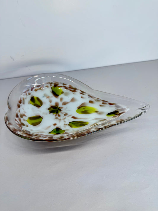 Murano art glass dish