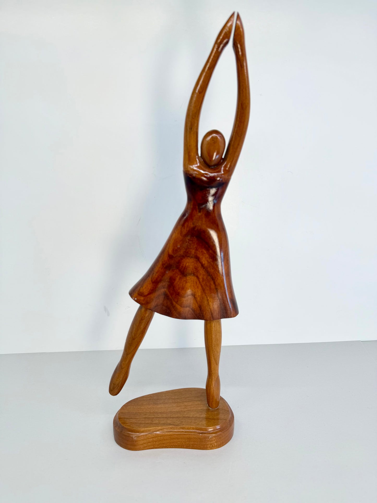 Wood Yoga Sculpture