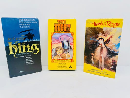 The Hobbit (1977), Lord of the Rings (1978), Return of the King (1980)