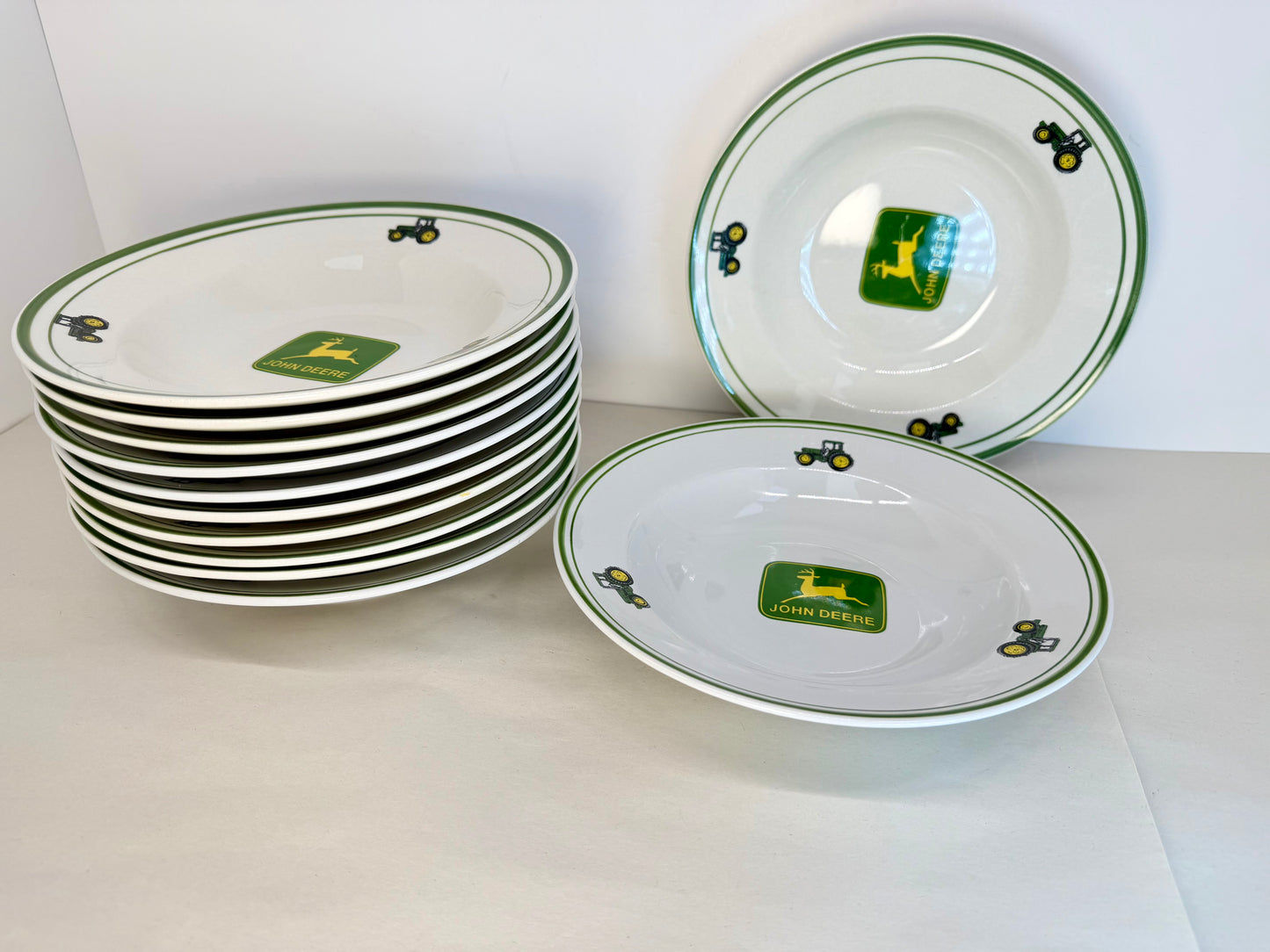 Set of 12 John Deere Deer Logo Bowl