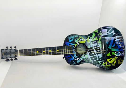 Guitar Blue Rock & Roll