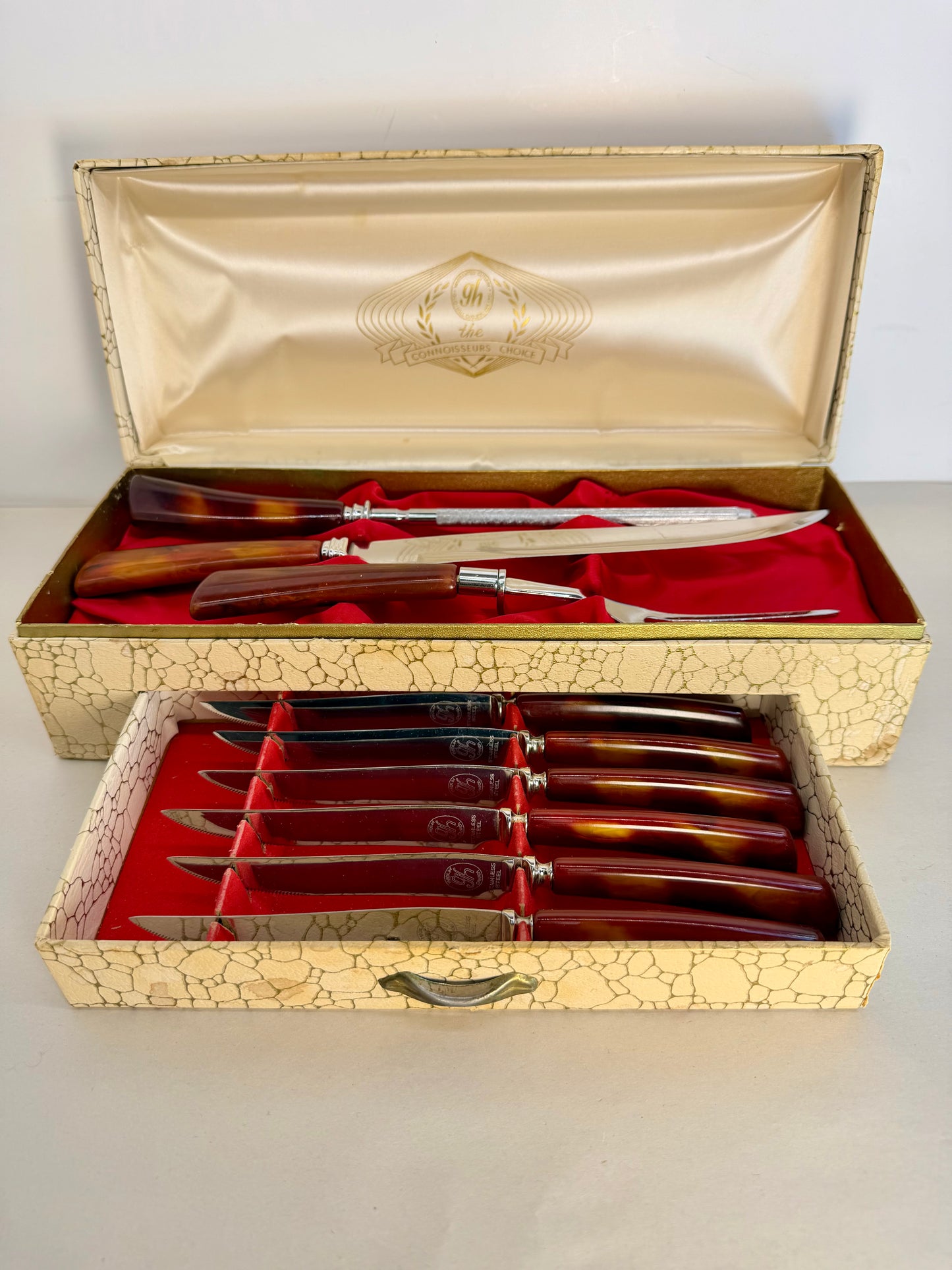 Steak Carving Set Knives Fork Tool