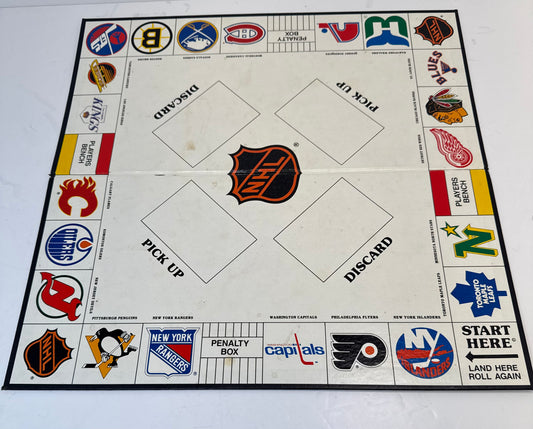 Vintage 1986 Infinity Games NHL Hockey Challenge Hockey Trivia Board Game in Box Complete