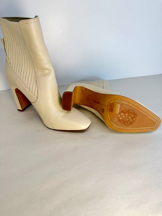 Vince Camuto Beige Leather Bootie