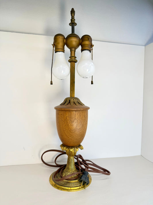 Antique Marble Table Lamp