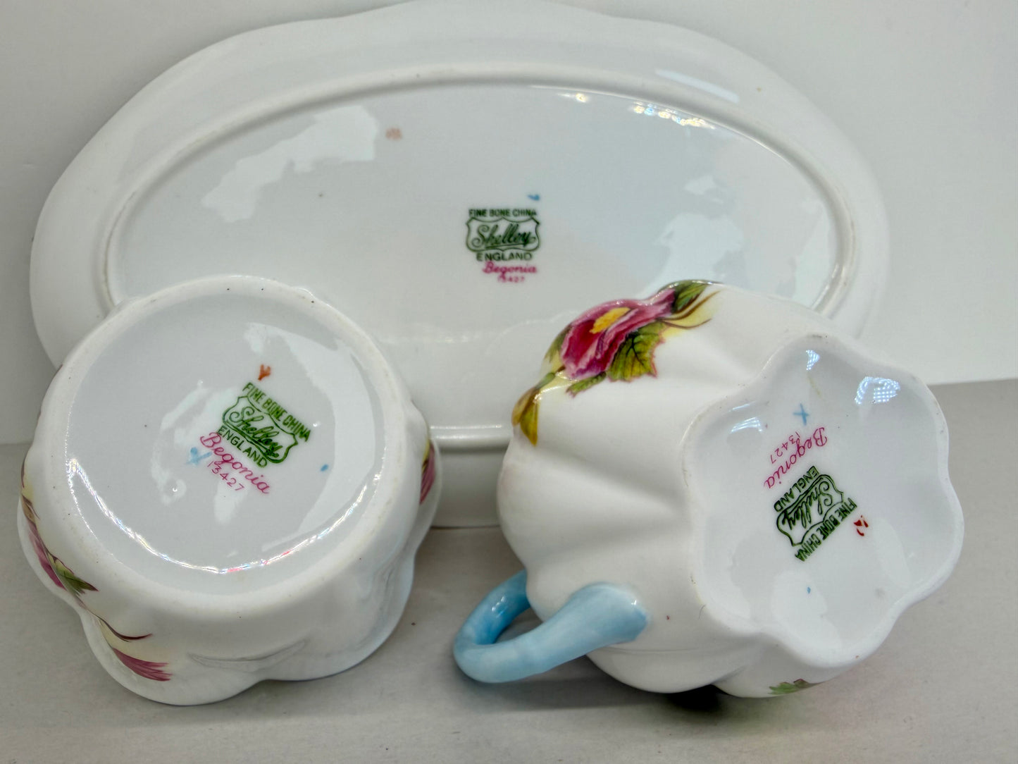 Cream Sugar And Tray