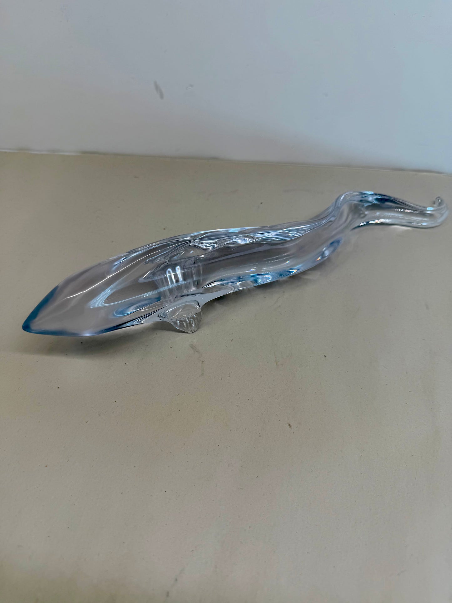 Glass Baccarat Crystal Eel