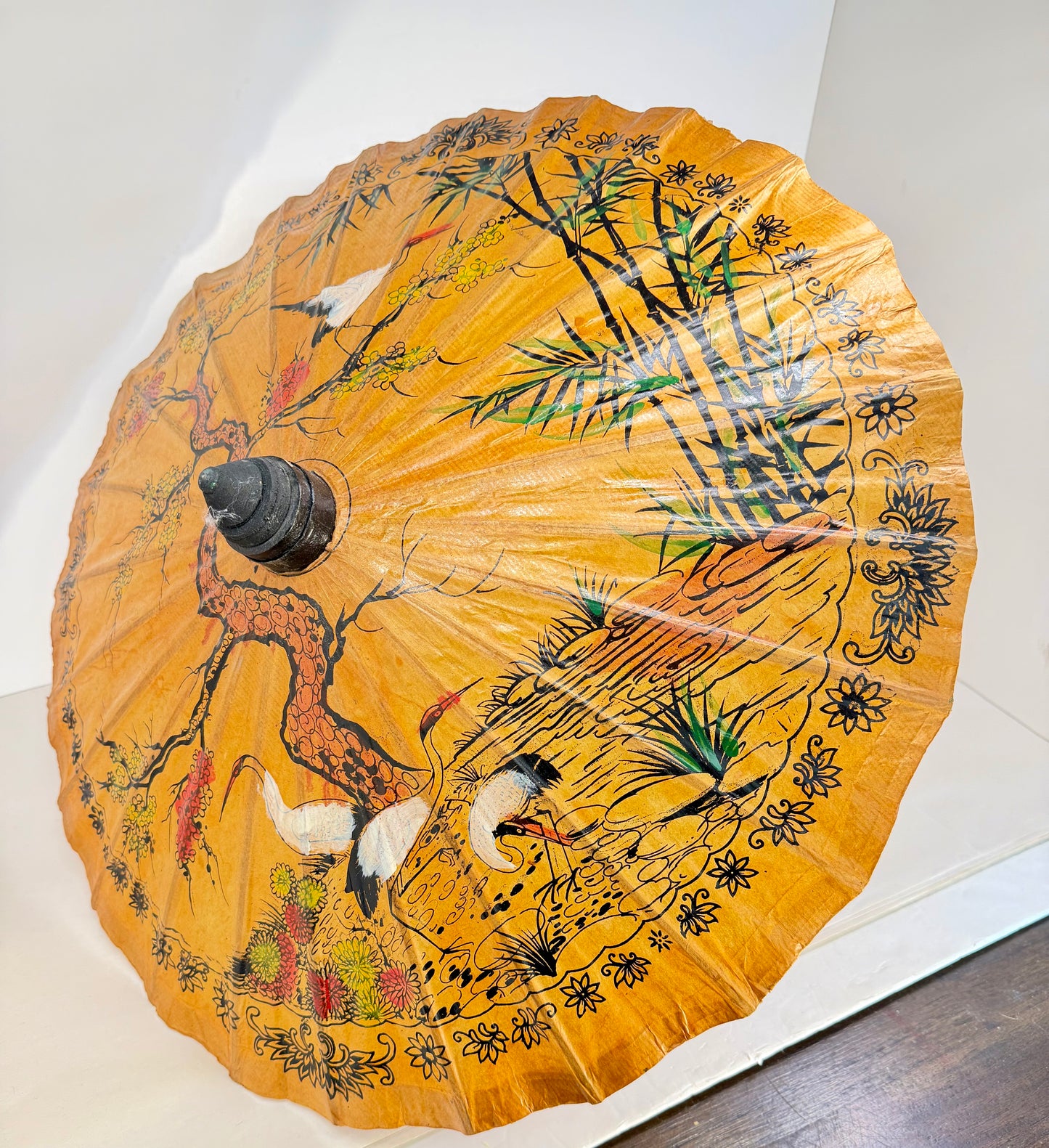 Japanese Parasol Crafted with Paper
