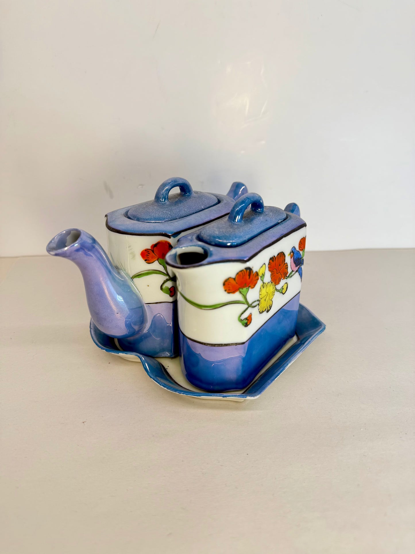 Mini teapot twin Takito Lusterware