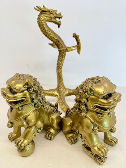 Chinese Handmade Brass Dragon
