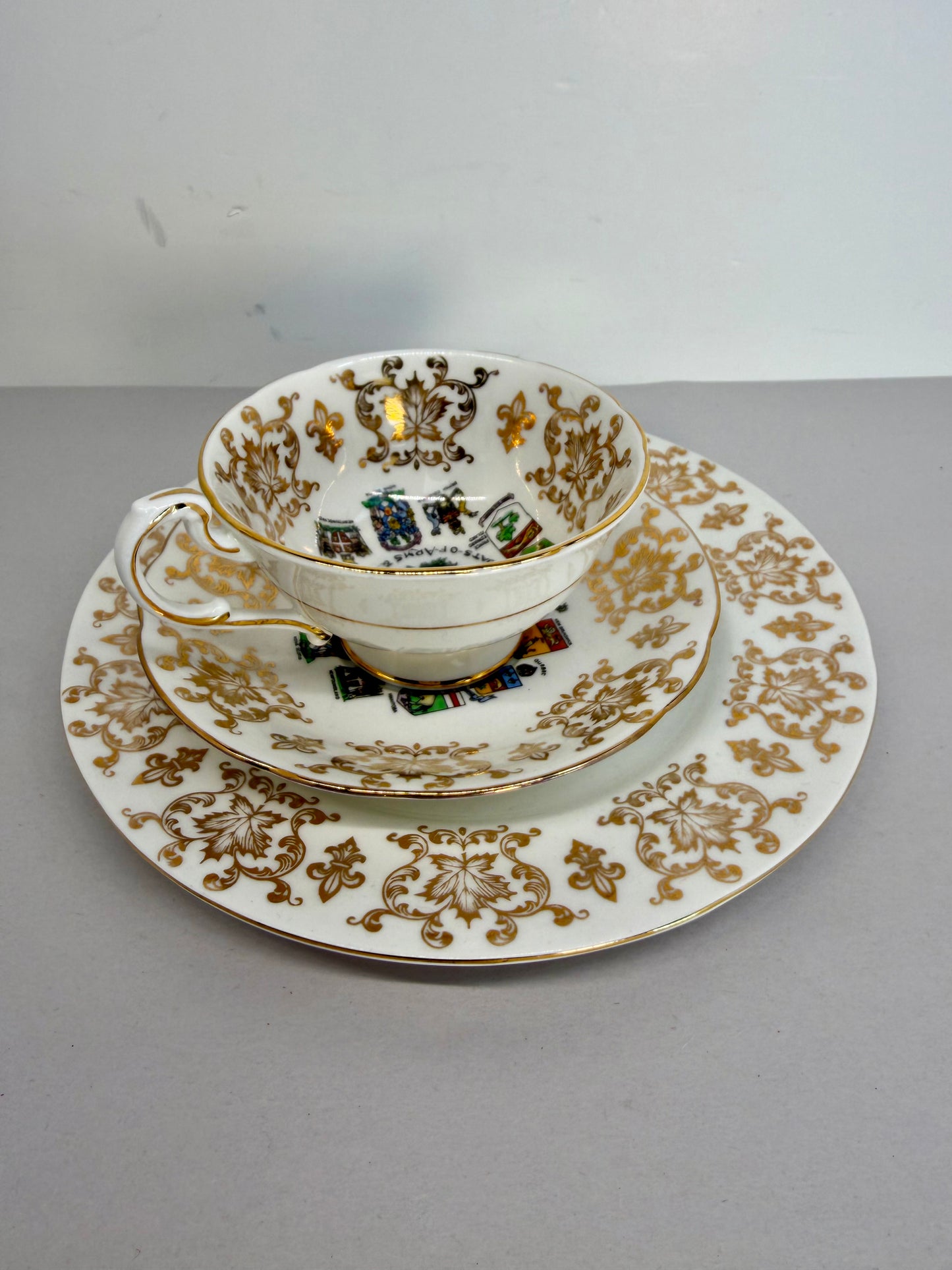 Coat Of Arms Cup Saucer.