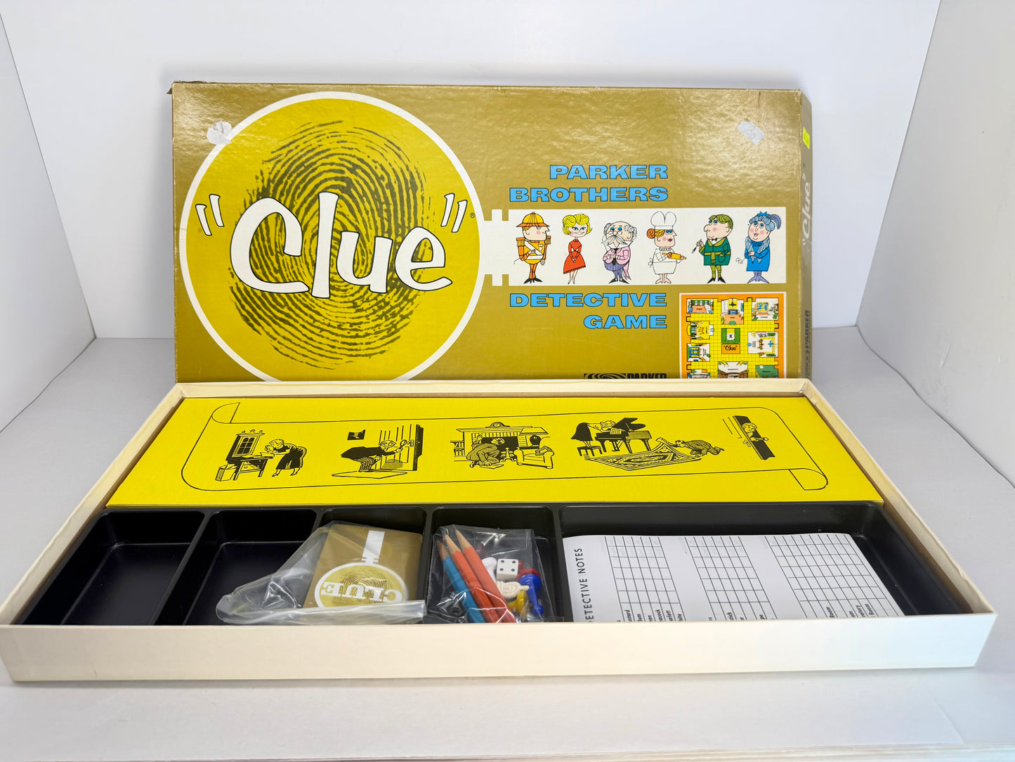 Detective Board Game Parker Brothers