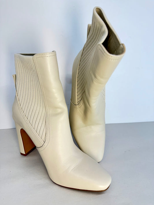 Vince Camuto Beige Leather Bootie