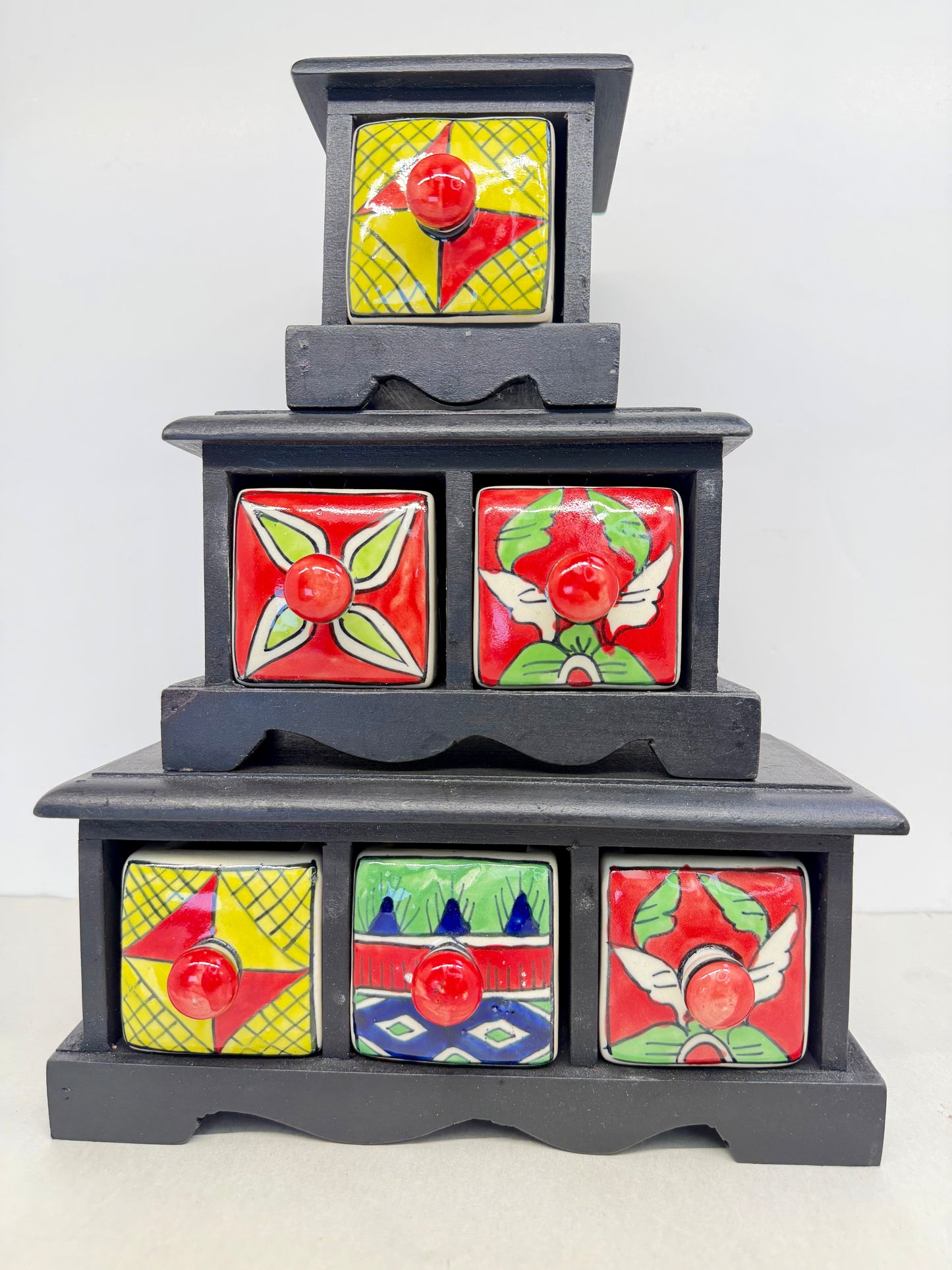 Hand Crafted Wooden Spice Rack