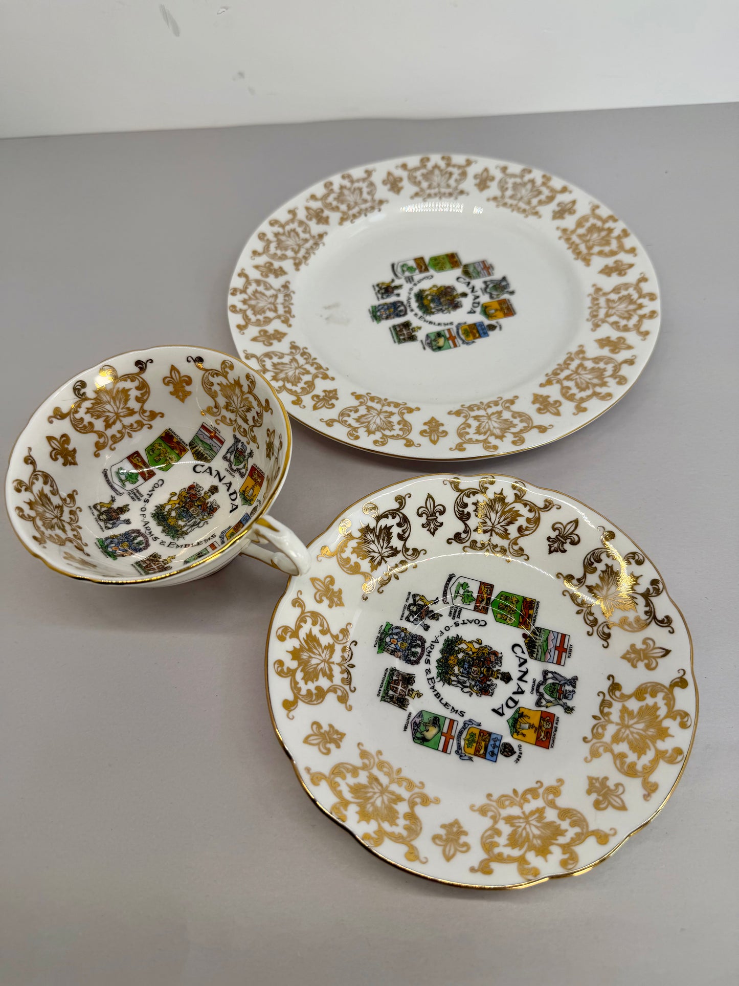 Coat Of Arms Cup Saucer.