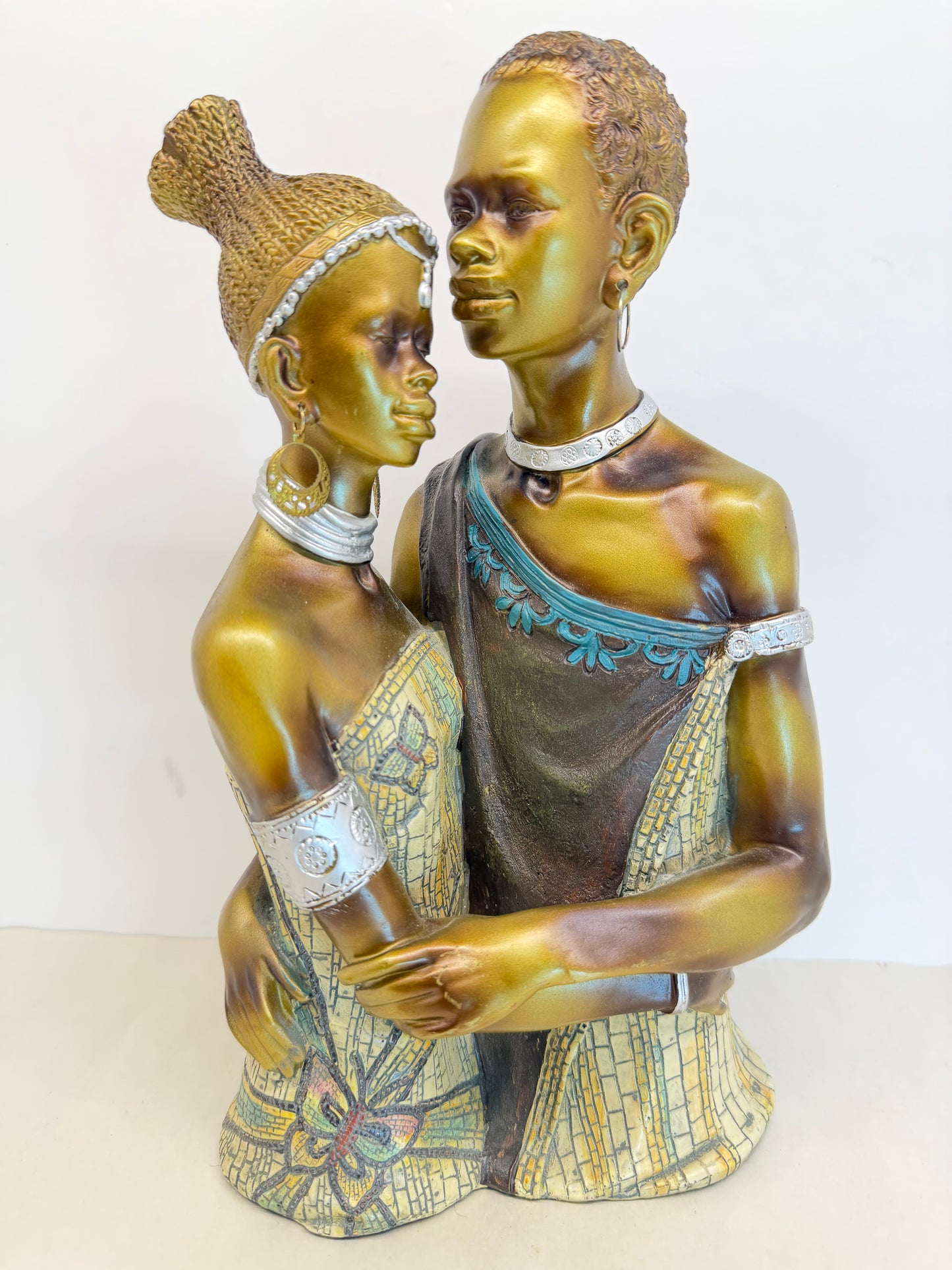 African Sculpture "Tribal Lovers".