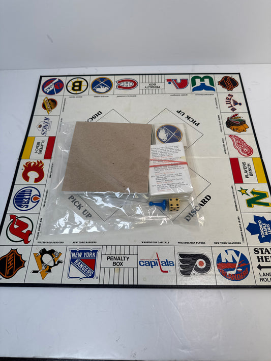 Vintage 1986 Infinity Games NHL Hockey Challenge Hockey Trivia Board Game in Box Complete