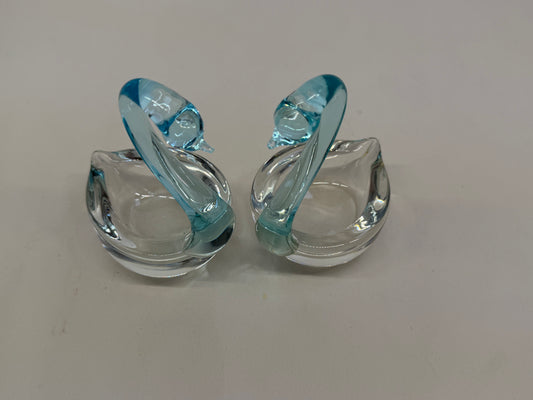Vintage Murano Glass Swans