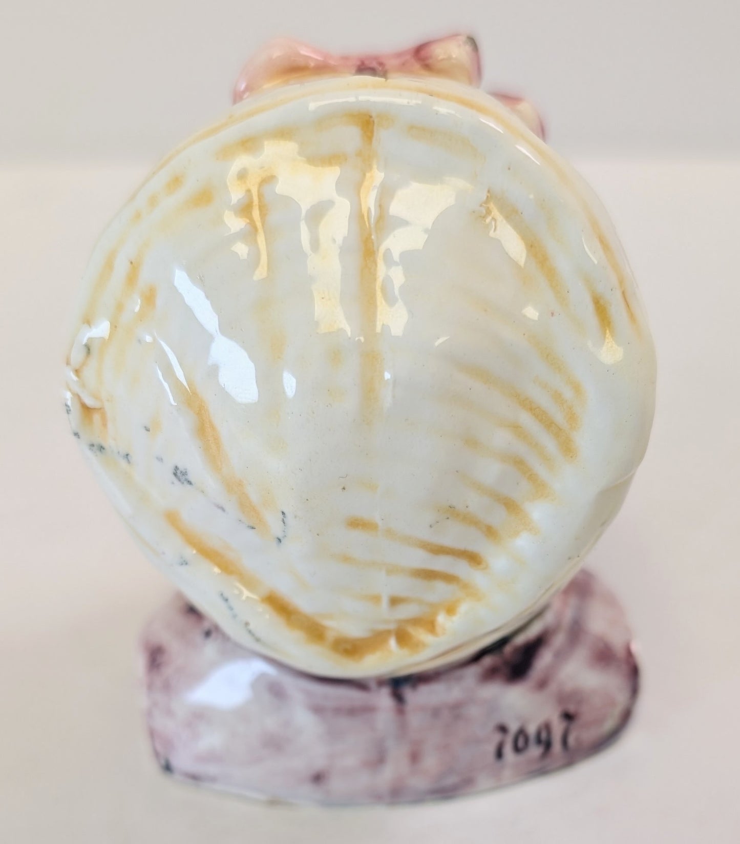 Antique Italian 1743 baby head piggy bank
