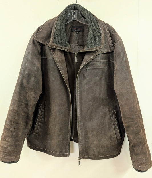 Vintage hide house leather jacket