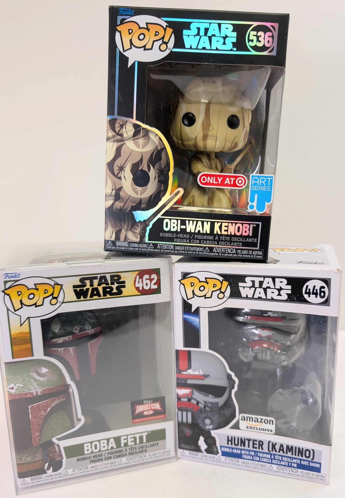 Boxed Funko Pop Star wars figurine