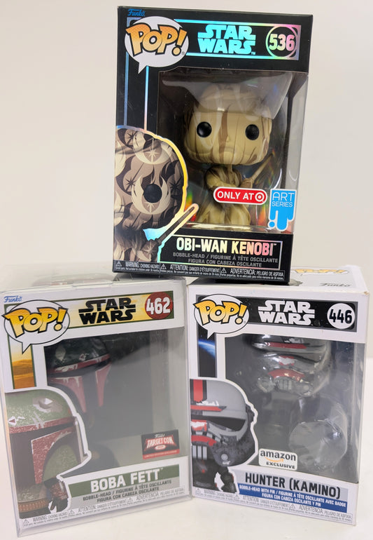 Boxed Funko Pop Star wars figurine