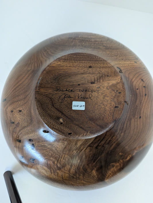 Black Walnut Bowl by John Van Kessel.
