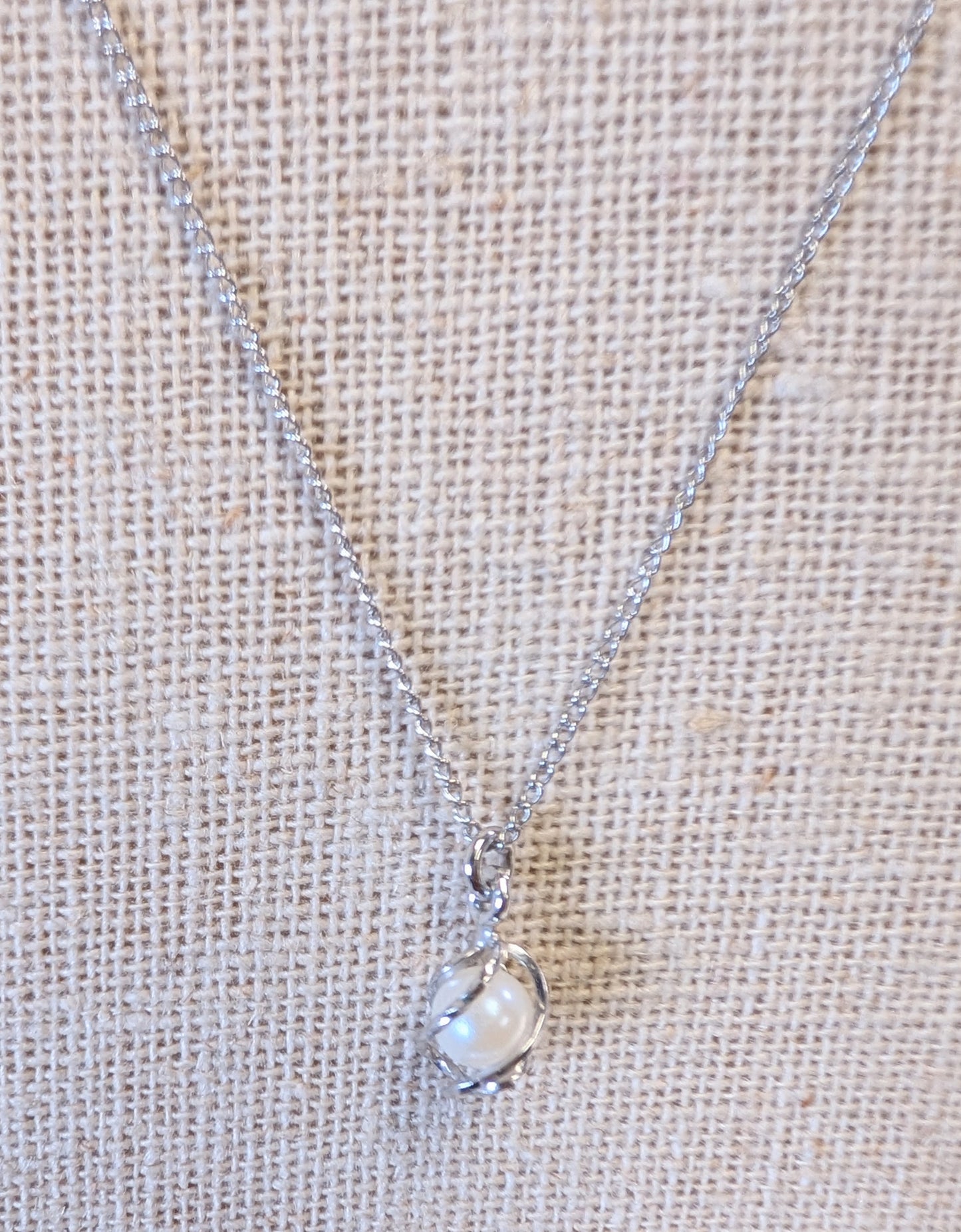 Sterling Silver Moonstone Pendant