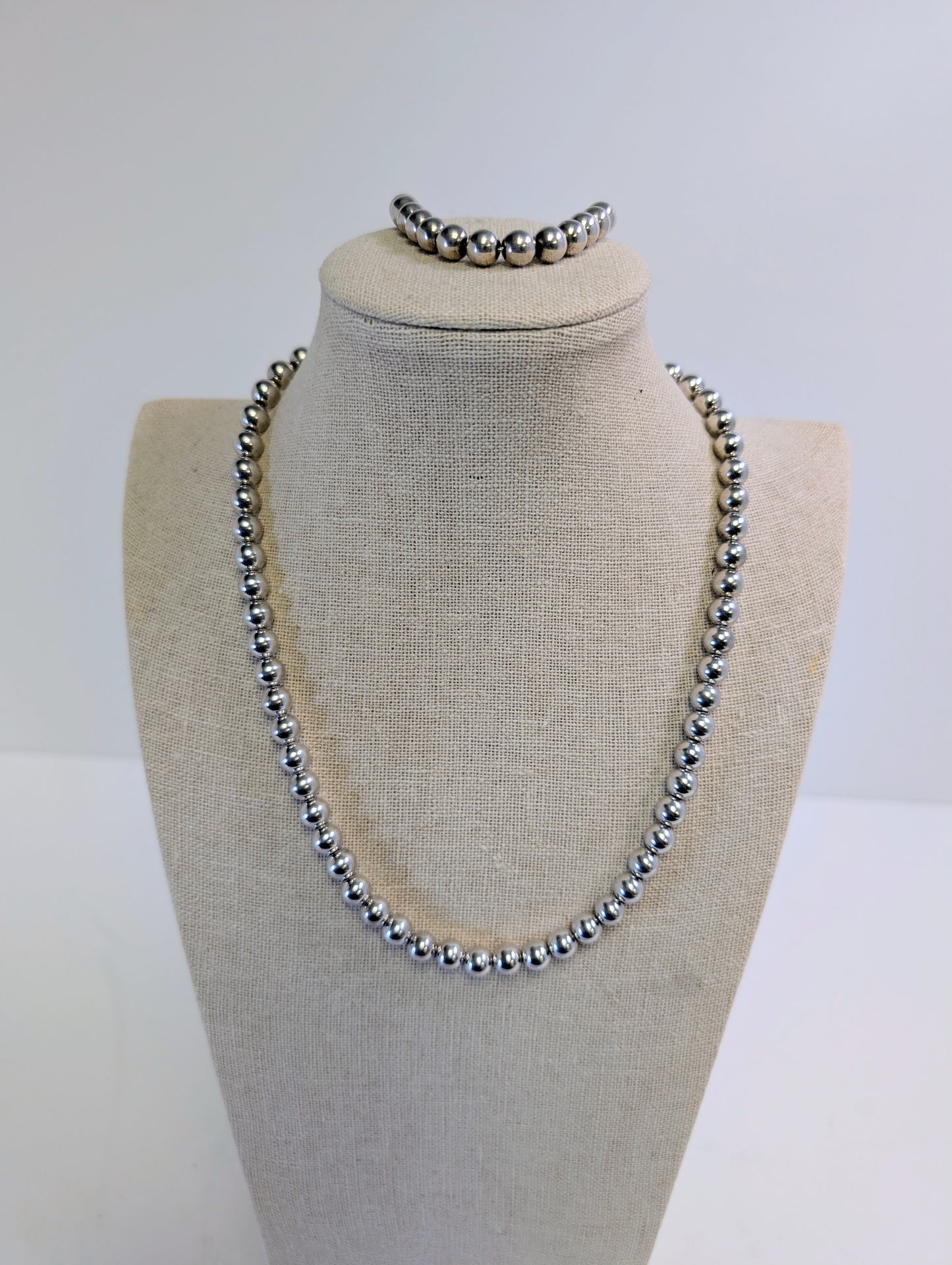 Tiffany&Co Ball necklace and bracelet set