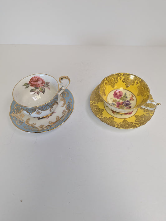 Vintage Paragon Tea Cup and Saucer set of 2