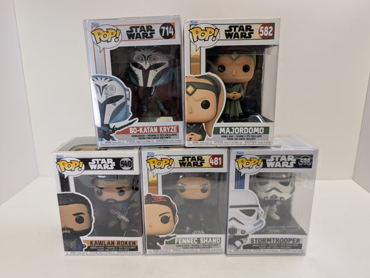 Box Star wars Funko Pop set five piece