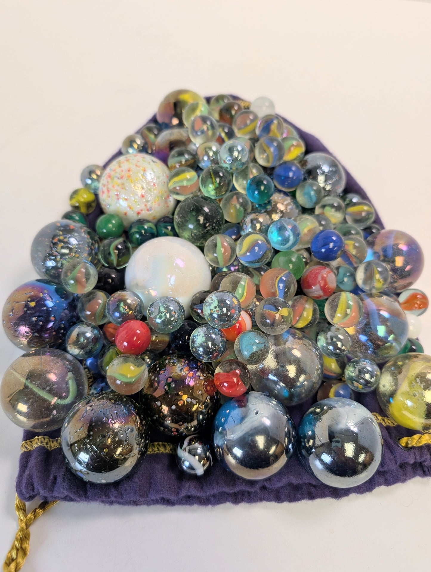 159 assorted marbles
