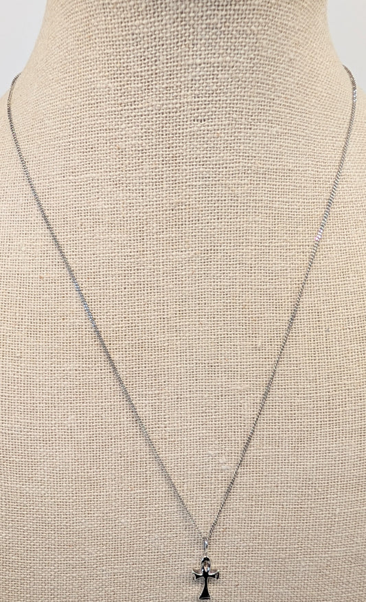 Silver Cross necklace