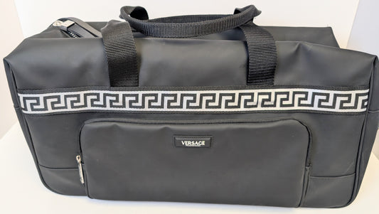 Versace black insulated cooler bag