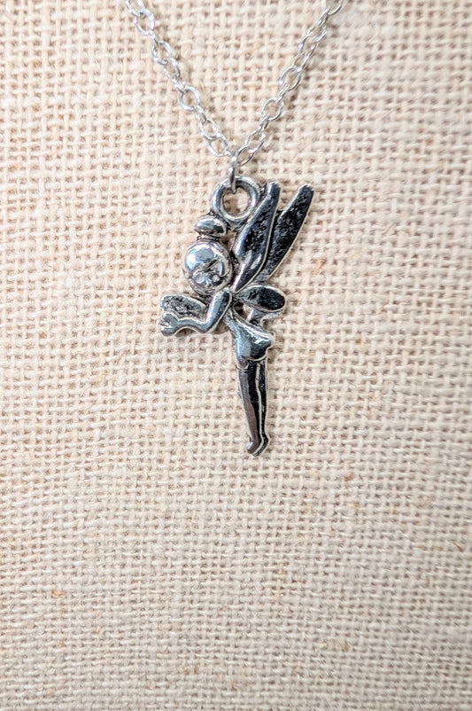 Silver Tinkerbell necklace